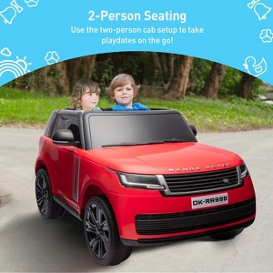 Garvee 24V Ride On Car, 2-Seater Licensed Land Rover Kids Electric Vehicle with Parent Remote Control,3 Speeds,for Boys Girls Kids - 1 of 4
