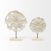 HomeRoots 22" White Metal Sculpture - 4 of 4