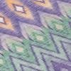 Purple Lilac And Orange Southwestern Washable Indoor Outdoor Area Rug - 4 of 4