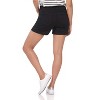 Rekucci Secret Figure Women's Slimming Pull-On Jean Shorts with Snap Waist and Pockets – Summer Casual - 3 of 4