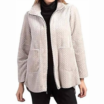 Women's Zip Front faux-shearling Car Coat - habitat