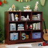 Book Shelf, Cubes Storage Organizer, Freestanding Bookshelf Cube Shelf for Bedroom, Living Room, 3-Tier Open Bookshelf Wooden Bookcase - 3 of 4