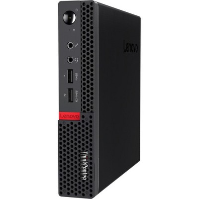 Lenovo ThinkCentre M625q 10TF0032US Desktop Computer - A-Series A9-9420e - 4 GB RAM - 500 GB HDD - Tiny - Black - Windows 10 Pro 64-bit