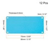 Unique Bargains DIY Laser Printing Office Engraving Blank Metal Card 12 Pcs - 2 of 4
