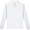 Studio 3 Little/Big Boy’s 4-Pack Long Sleeve Pique Polo Uniform Shirts - 2 of 3