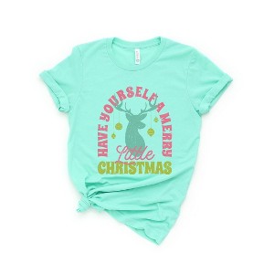 Simply Sage Market Women's Have Yourself A Merry Little Christmas Short Sleeve Graphic Tee - 1 of 4