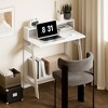 HOMLUX 31.6" Modern Computer Desk Home Office Study Writing Desk with Open Storage Shelf - 2 of 4