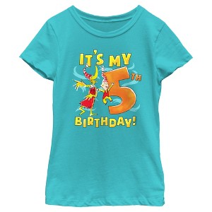 Girl's Dr. Seuss It's My 5th Birthday T-Shirt - 1 of 4