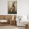 Stupell Industries Dark Rabbit Portrait Canvas Wall Art - 2 of 4