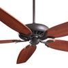 72" Minka Aire Rustic Large Indoor Ceiling Fan with Remote Control Oil Rubbed Bronze for Living Room Kitchen Bedroom Family House - 3 of 4