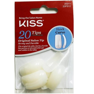 Kiss Hawk Curve 20 Tips #20011 20PS12, 0.5 oz