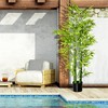 Wooakway 59"H Artificial Bamboo Tree Artificial Topiary Artificial Plant with Pot for Indoor/Outdoor D¨¦cor - 3 of 4