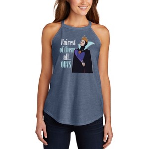 Women's - Disney Princess - Fairest of Them all Obvs Graphic High Neck Tank - 1 of 3