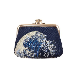 Signare USA Great Wave off Kanagawa Coin Clasp Frame Purse : Target