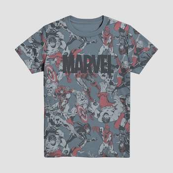 Boys' Marvel Avengers Short Sleeve Graphic T-Shirt - Blue