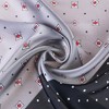 INSPIRE CHIC Women Contrast Color Retro Printed Square Satin Bandanas Neck Scarves 1Pc - 4 of 4