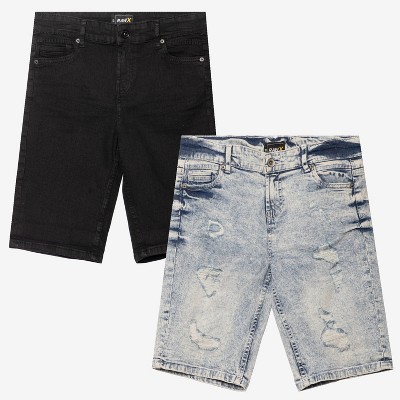 RAW X Boy's Roll-Up Denim Shorts 2-Pack