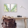 Stupell Industries Abstract Green Waves 2 Piece Framed Giclee Art Set - 2 of 4