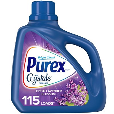 Purex with Crystals Fragrance Lavender Blossom Liquid Laundry Detergent - 150 fl oz