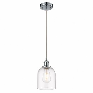 Bella - 1 Light Cord Hung Mini Pendant In Industrial Style-9.5 Inches Tall and 5.5 Inches Wide - 1 of 1
