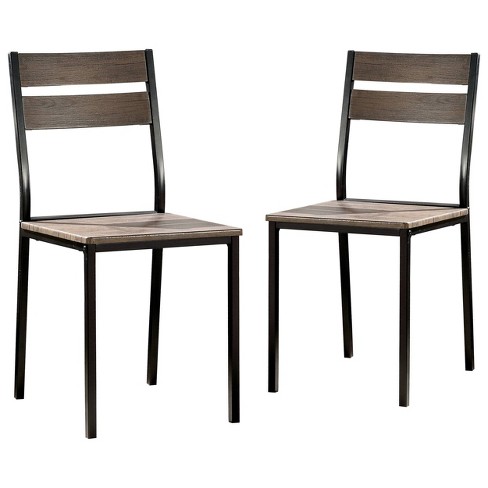 Steel best sale dining chairs