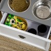 SEVOBAL Pet Bowl Elevated Feeding Station with Storage Drawer and Stainless Steel Bowls for Large Dogs, White, 23.5"*11.75"*14.25" - 2 of 4