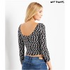 Aeropostale Womens Scotty Dog Bodycon Graphic T-Shirt - 2 of 3
