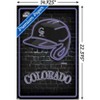 Trends International MLB Colorado Rockies - Neon Helmet 23 Unframed Wall Poster Prints - 3 of 4