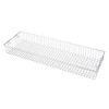 PDTEND Heavy-Duty Mobile Garment Rack with Basket, Silver - 4 of 4
