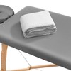 Saloniture Massage Table Blanket - 60" x 90" Soft Waffle Weave Spa Throw - 3 of 4