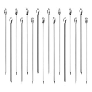 Unique Bargains Stainless Steel Durable Rust Resistant Reusable Cocktail Picks - 1 of 4