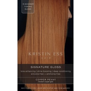 Kristin Ess Hair Dye Gloss in Copper Penny for Red or Auburn Hair - 4 fl oz - 1 of 4