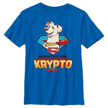 Boy's DC League of Super-Pets Krypto Superman's Best Friend T-Shirt