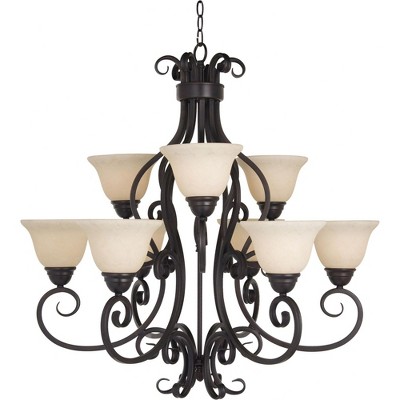 Maxim Lighting Manor 9 - Light Chandelier in  Oil Rubbed Bronze