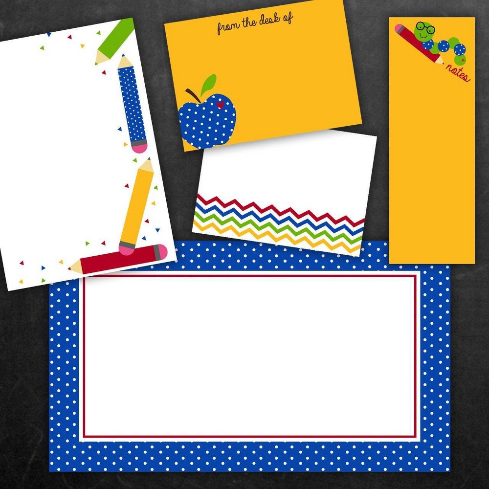 Teacher's Pet Post-it Notepad Set - Canopy Street: Multicolor Journal for Teachers, Soft Cover, 50 Pages