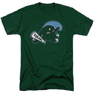Men's Tulane University Official Distressed Primary Logo T-Shirt Tulane University - 1 of 4