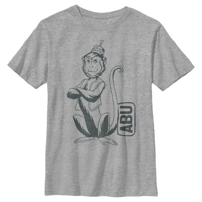 Boy's Aladdin Aladdin Cartoon Abu Profile T-Shirt