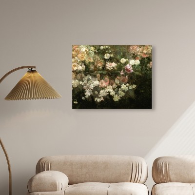 Maria Oakey Dewing Garden in May Impressionism Landscape Canvas Wall Art, 30" x 24"