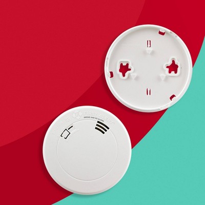 First Alert PRC700V Battery Powered Slim Smoke &#38; Carbon Monoxide Detector with Voice Location and Photoelectric Sensor