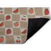 Stupell Industries Soft Fruits Checkered Printed Outdoor Imitation Sisal Door Mat, design by Lil' Rue - 2 of 4