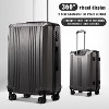 Coolife Luggage Suitcase PC+ABS with TSA Lock Spinner Hardshell Lightweight 24in (grey, M(24IN)) - 2 of 4