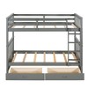 TiramisuBest Full Metal Loft Bed with Desk & Shelf – Black, Space-Saving Study & Sleep Combo with Guardrails & Ladder - 4 of 4