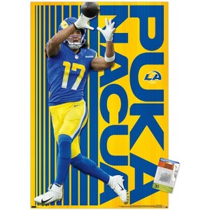 Trends International NFL Los Angeles Rams - Puka Nacua 24 Unframed Wall Poster Prints - 1 of 4