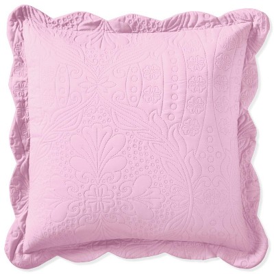 BrylaneHome Lily Pinsonic Damask Euro Sham