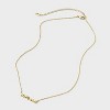 14k Gold Dipped Cubic Zirconia Boy Mom Heart Necklace - Gold - 2 of 4