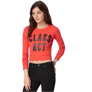 Aeropostale Womens Cropped Class Act Pullover Sweater - 1 of 2