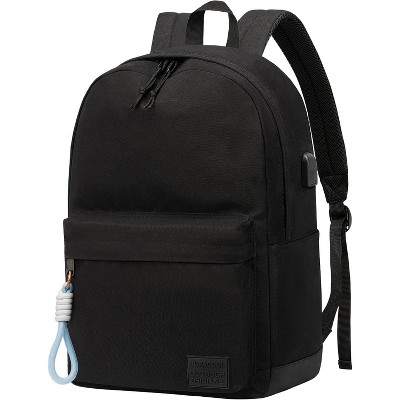 Fmeida Casual Laptop Backpack for Men and Women, School Backpack for Boys and Girls, College Bookbag, USB Charging Port