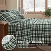NicBex 3 Pieces All Size Pure Cotton Flannel Full-Covered Printed Flat Sheet Set Bedding Set,OEKO-TEX Certified,Machine Washable - 4 of 4