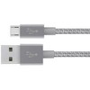 Belkin Mixit Braided Micro USB - 3M - Gray - image 3 of 3