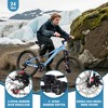 YONWAY 24 inch Mountain Bike With 6-speed Adjustable Seat, Fork High Carbon Steel Frame Bicycle,With Dual Disc Brake,Teenager Bicycle,For Boys Girls - 4 of 4